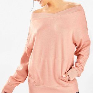 FABLETICS Zaylee Off Shoulder Pullover Sweatshirt